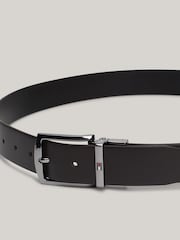 Tommy Hilfiger Black Denton Reversible 3.5cm Belt - Image 4 of 4