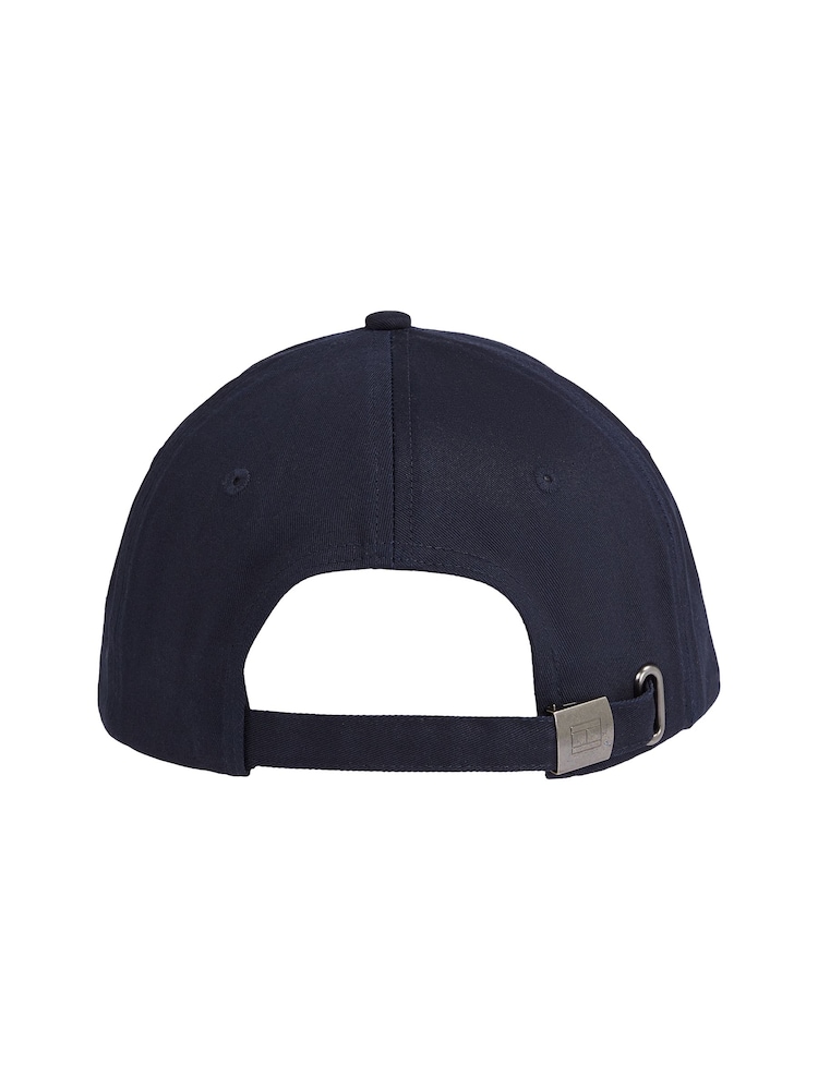 Tommy Hilfiger Blue Foundation Cotton Cap - Image 2 of 4 Tommy Hilfiger Blue Foundation Cotton Cap - Image 2 of 4