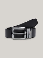 Tommy Hilfiger Blue Denton Reversible 3.5cm Belt - Image 1 of 3