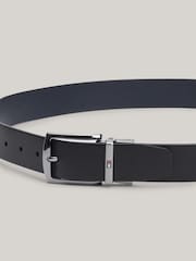 Tommy Hilfiger Blue Denton Reversible 3.5cm Belt - Image 2 of 3