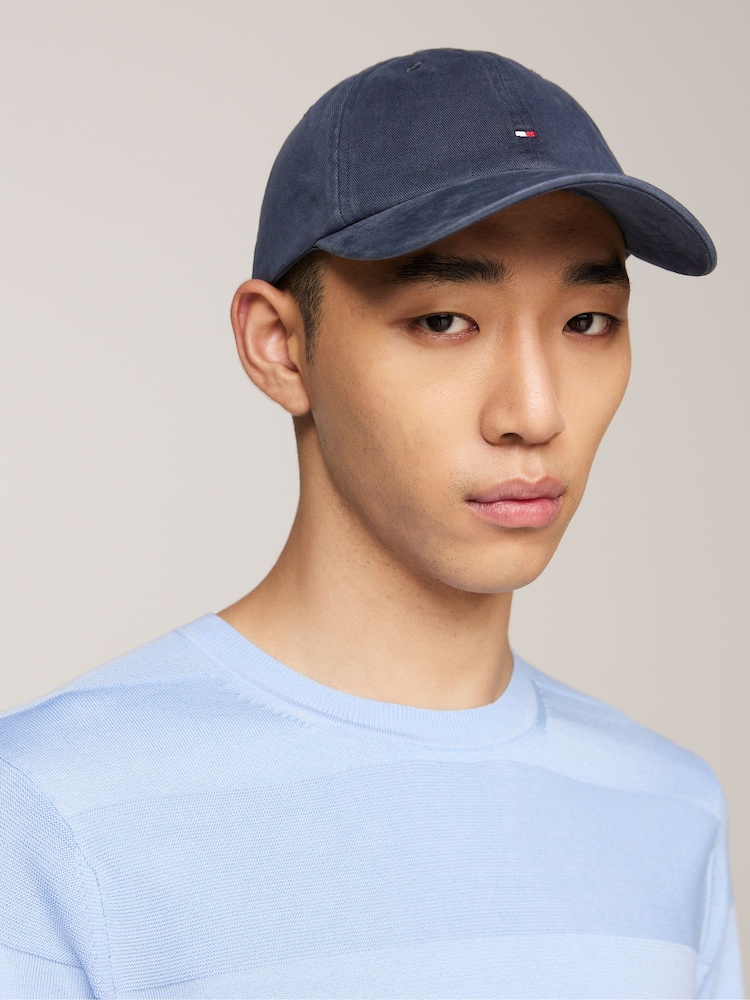 Tommy Hilfiger Blue Flag ‘85 Soft 6 Panel 100% Cotton Cap - Image 1 of 5