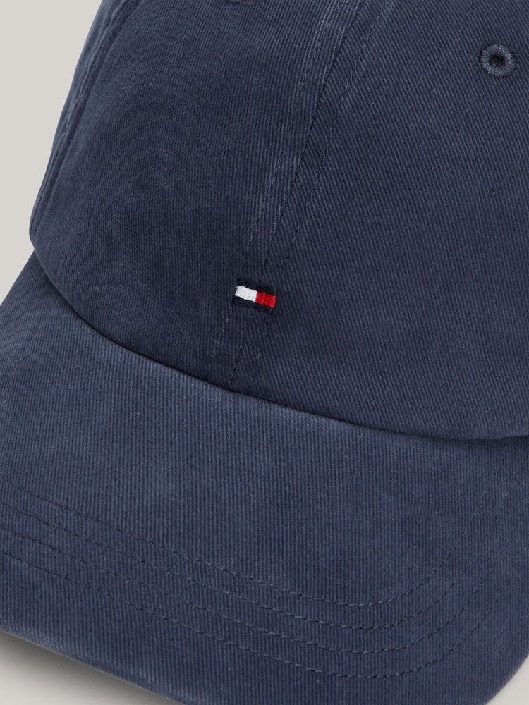 Tommy Hilfiger Blue Flag ‘85 Soft 6 Panel 100% Cotton Cap - Image 5 of 5 Tommy Hilfiger Blue Flag ‘85 Soft 6 Panel 100% Cotton Cap - Image 5 of 5