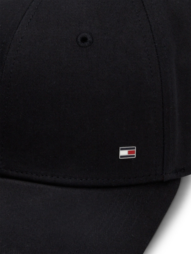 Tommy Hilfiger Black 100% Cotton Cap - Image 4 of 4
