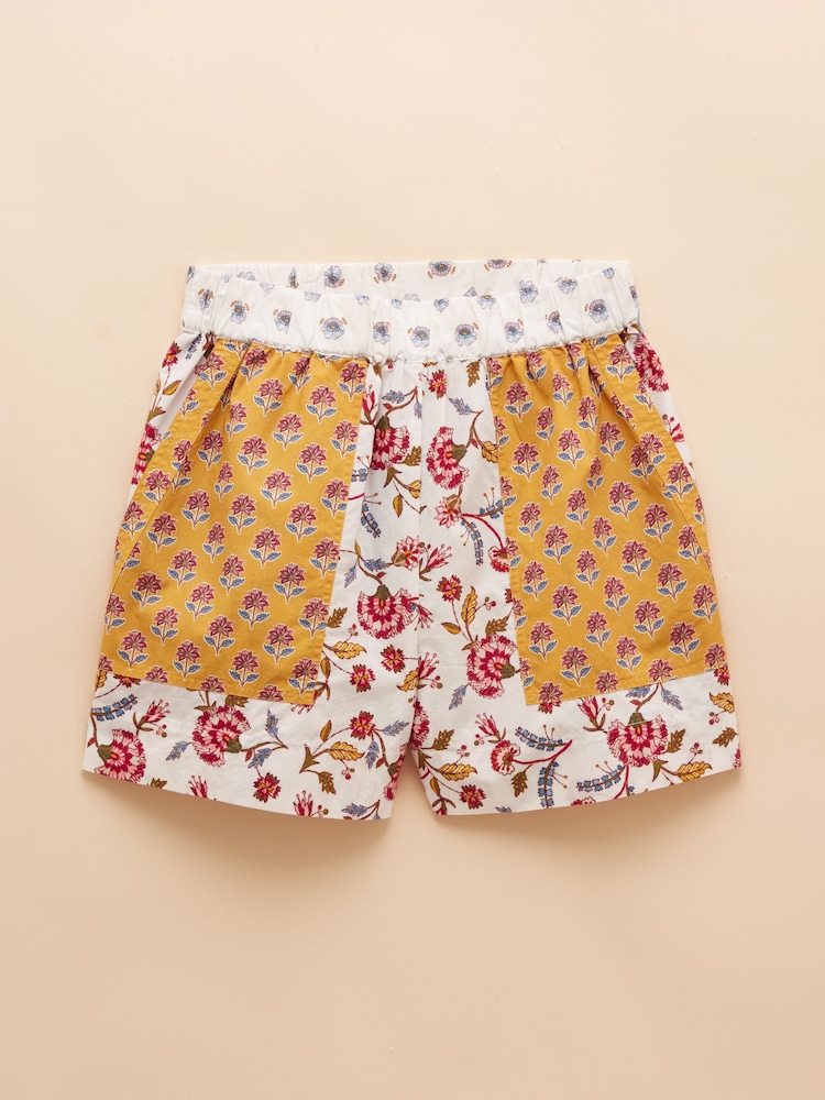 Joules Genevieve Multi Hotchpotch Printed Shorts - Image 12 of 12