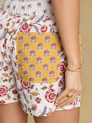 Joules Genevieve Multi Hotchpotch Printed Shorts - Image 7 of 12