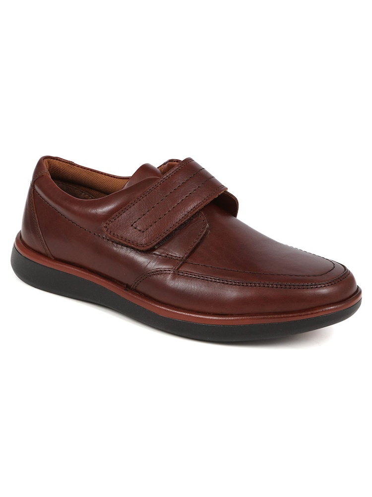 Marrón - Pavers Touch Fasten Monk Strap Shoes - Imagen 2 de 5