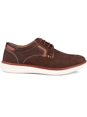 Pavers Chocolate Nubuck Leather Shoes - Image 2 of 6