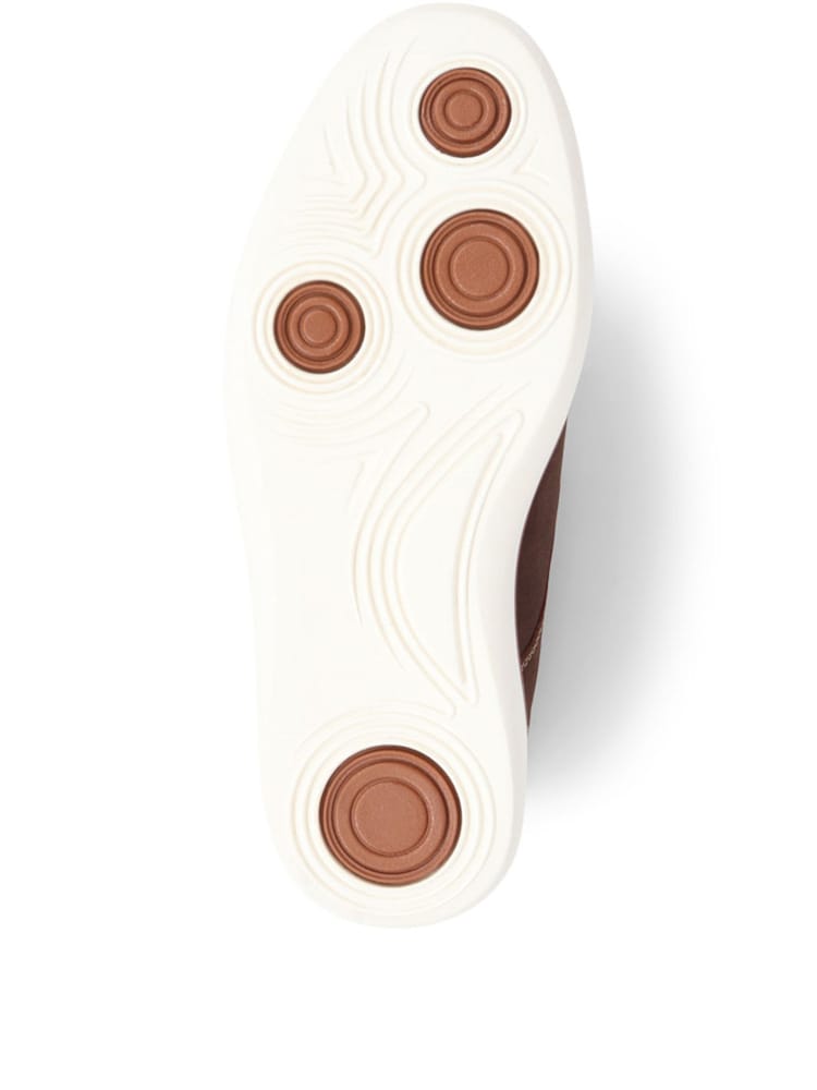 Pavers Chocolate Nubuck Leather Shoes - Image 6 of 6