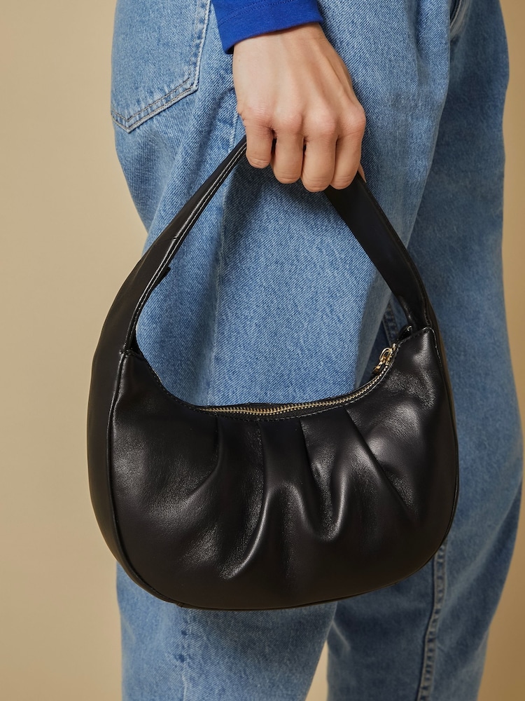 Jones Bootmaker Windsor Leather Black Handbag - Image 1 of 2