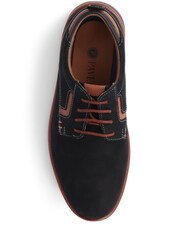 Pavers Black Nubuck Leather Shoes - Image 4 of 5
