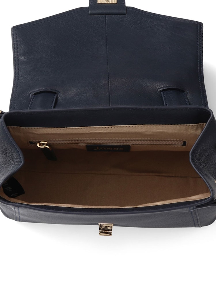 Jones Bootmaker Blue Vanya Leather Handbag - Image 3 of 3