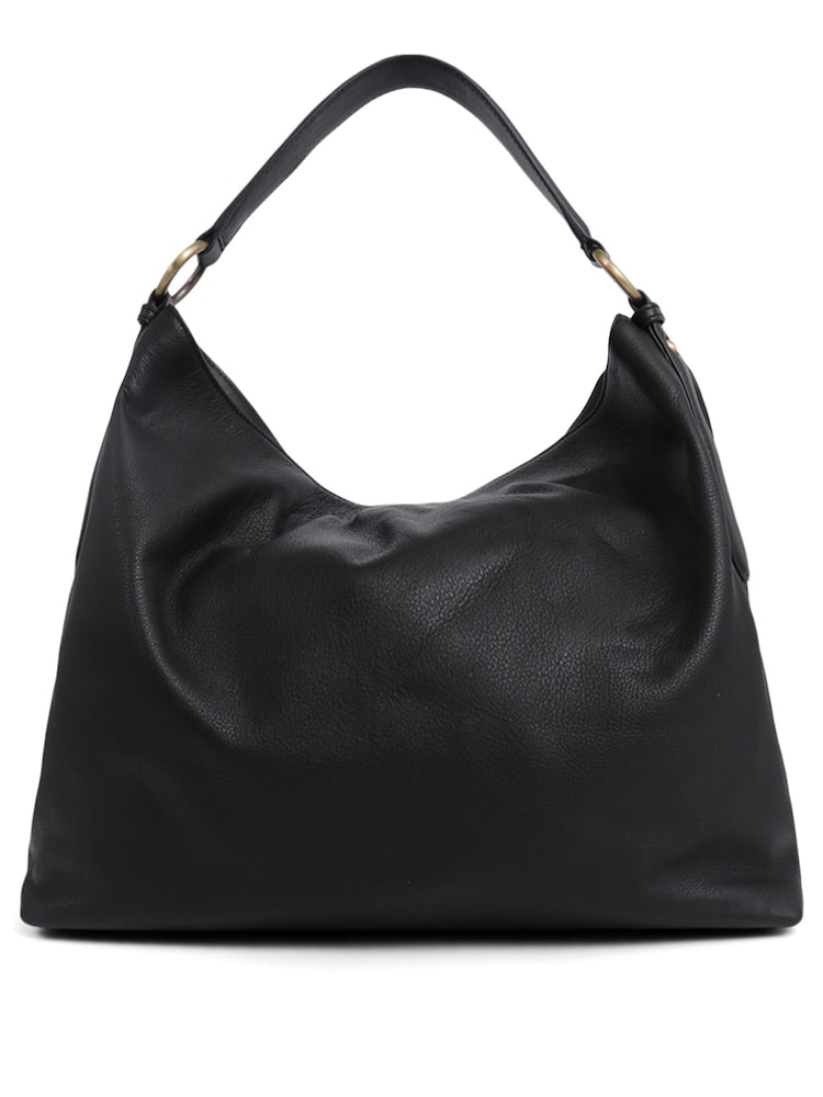 Negro - Jones Bootmaker Violetta Leather Shoulder Bag - Imagen 2 de 3