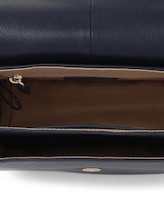 Blau - Jones Bootmaker Vitoria Cross-Body Tasche aus Leder Schwarz​​​​​​​ - Bild 2 von 3