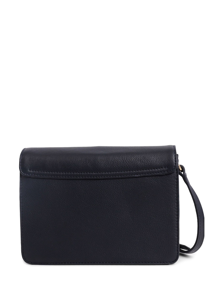 Blau - Jones Bootmaker Vitoria Cross-Body Tasche aus Leder Schwarz​​​​​​​ - Bild 3 von 3