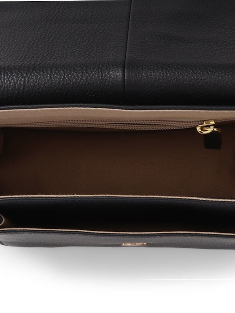 Jones Bootmaker Vitoria Leather Cross-Body Black Bag - Image 3 of 3