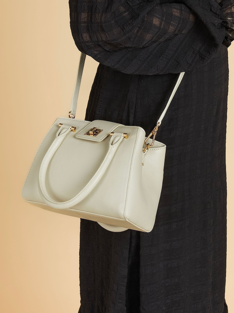Jones Bootmaker Whimsy Leather Top Handle Tote Bag - Image 1 of 4