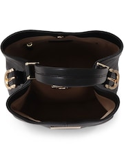 Jones Bootmaker Verna Leather Shoulder Black Bag - Image 4 of 4