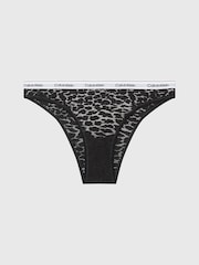 Calvin Klein Black Brazilian Knickers - Image 1 of 1