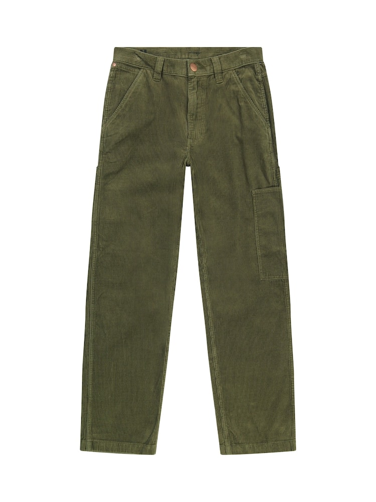 Wrangler Green Casey Jones Carpenter Co-ord 100% Cotton Trousers - Image 6 of 6
