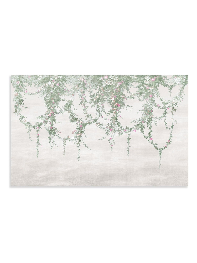 Shabby Chic by Rachel Ashwell® Off White Hanging Garden Fixed Size A4 Mural Sample - Image 2 of 3 Shabby Chic by Rachel Ashwell® Off White Hanging Garden Fixed Size A4 Mural Sample - Image 2 of 3