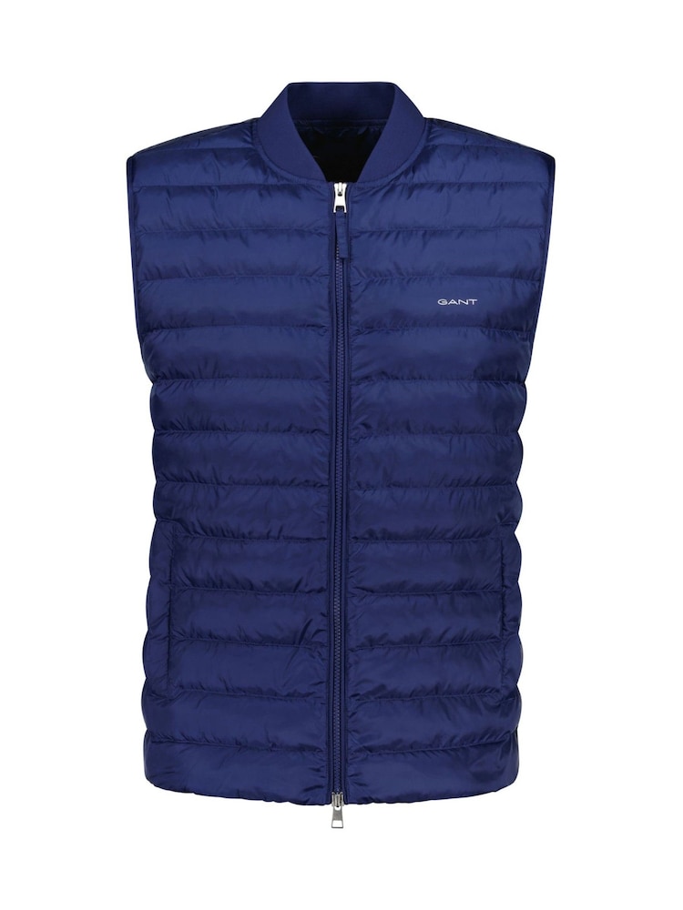 Buy GANT Blue Light Padded Bomber Gilet from Next Denmark