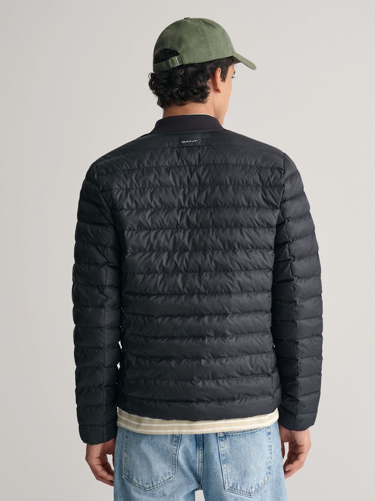 GANT Black Light Padded Bomber Jacket - Image 2 of 6