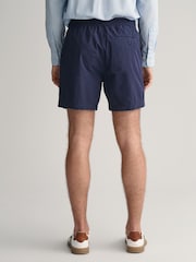 GANT Blue Cotton Drawcord Shorts - Image 2 of 6