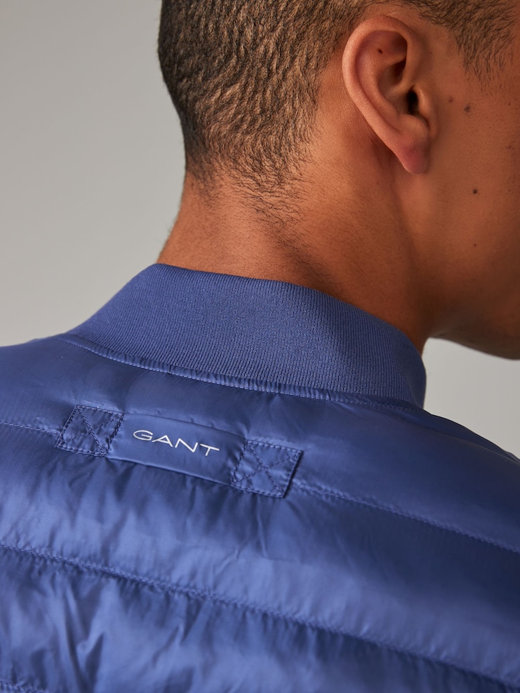 GANT Blue Light Padded Bomber Jacket - Image 4 of 4
