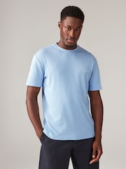GANT Blue Seasonal Graphic 100% Cotton T-Shirt - Image 1 of 7