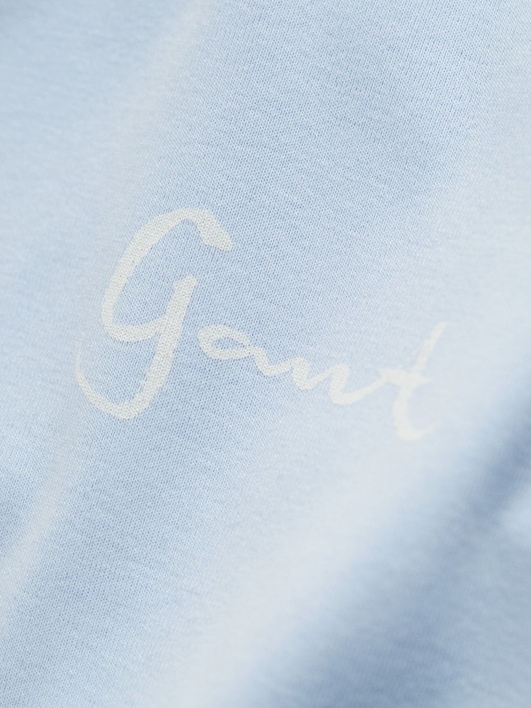 GANT Blue Seasonal Graphic 100% Cotton T-Shirt - Image 7 of 7