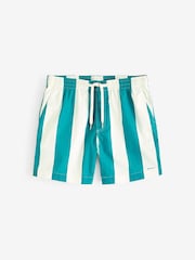 GANT Green Striped Drawcord Shorts - Image 8 of 8