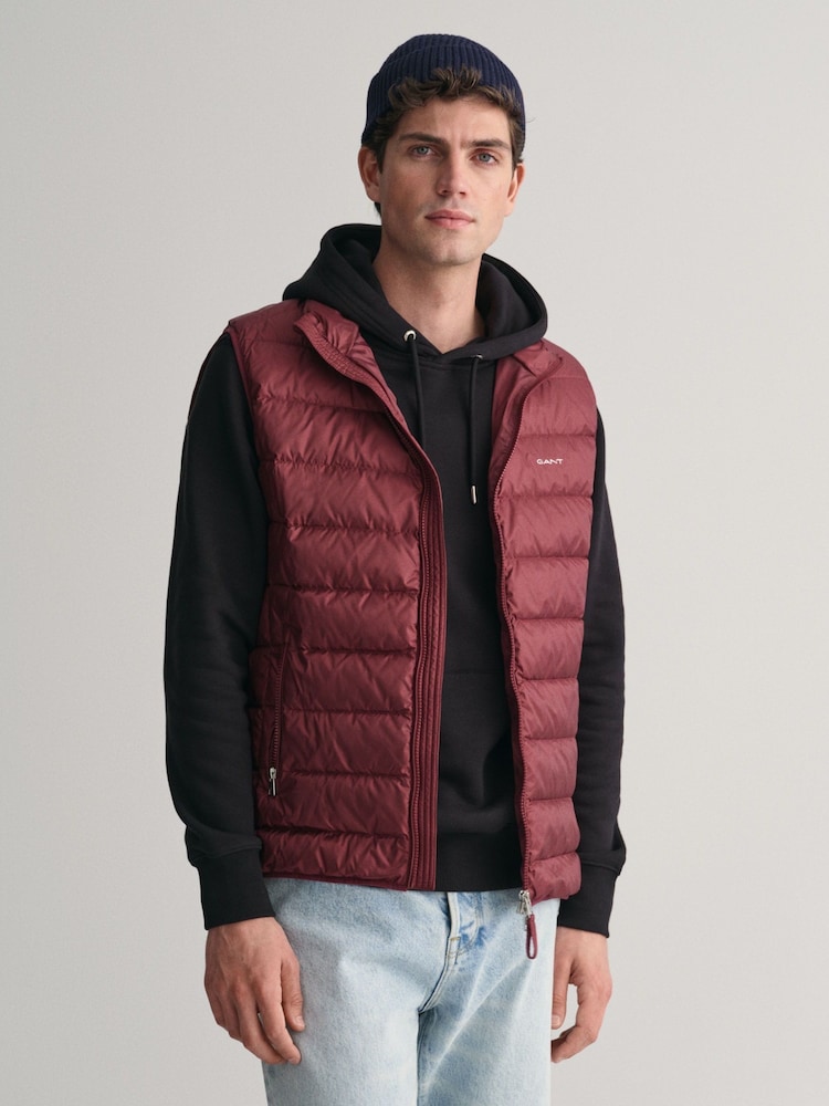 GANT Red Light Weight Down Gilet - Image 1 of 9