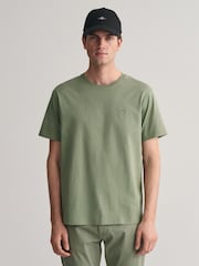 GANT Green Shield T-Shirt - Image 1 of 5