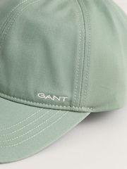 GANT Green Contrast Logo 100% Cotton Twill Cap - Image 2 of 2