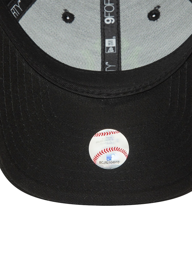 New Era Kids New York Yankees League 100% Cotton Essentials 9FORTY Black Cap - Image 5 of 5