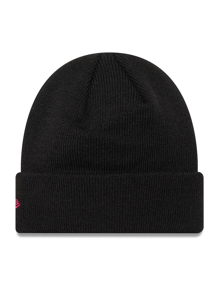 Gorro negro básico con vuelto y diseño de los New York Yankees de la League para niñas de New Era - Imagen 2 de 2