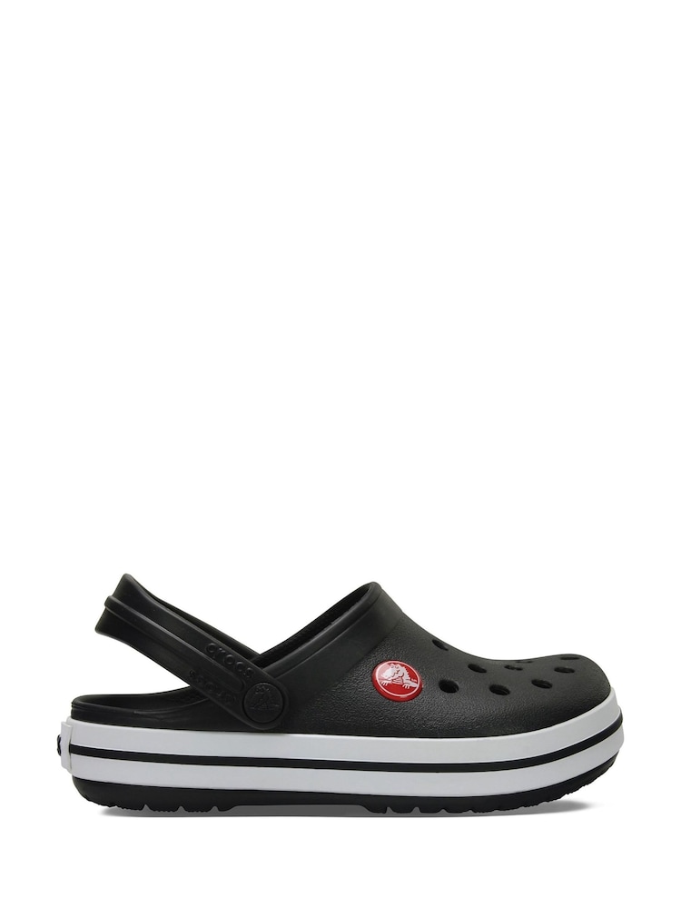 أسود - حذاء بنعل سميك للأطفال الصغار تشكيلة Crocband من Crocs - صورة 1 من 5 أسود - حذاء بنعل سميك للأطفال الصغار تشكيلة Crocband من Crocs - صورة 1 من 5