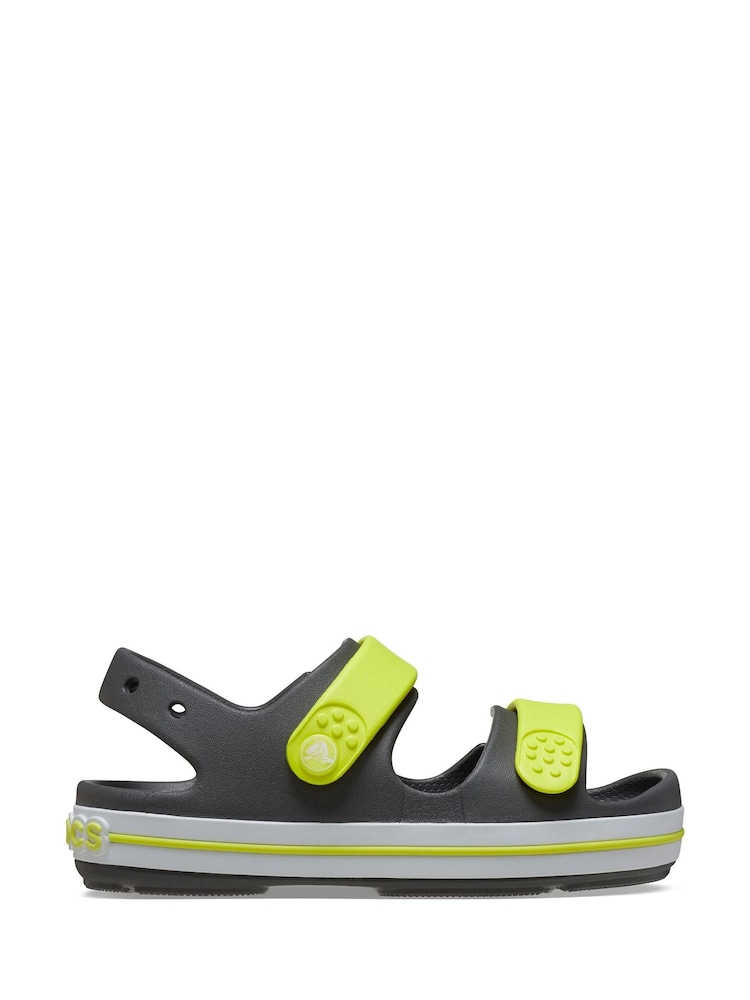 Crocs Grey Toddler Crocband Sandals - Image 1 of 5