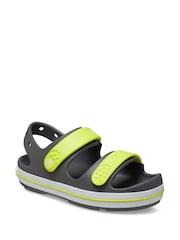 Crocs Grey Toddler Crocband Sandals - Image 2 of 5