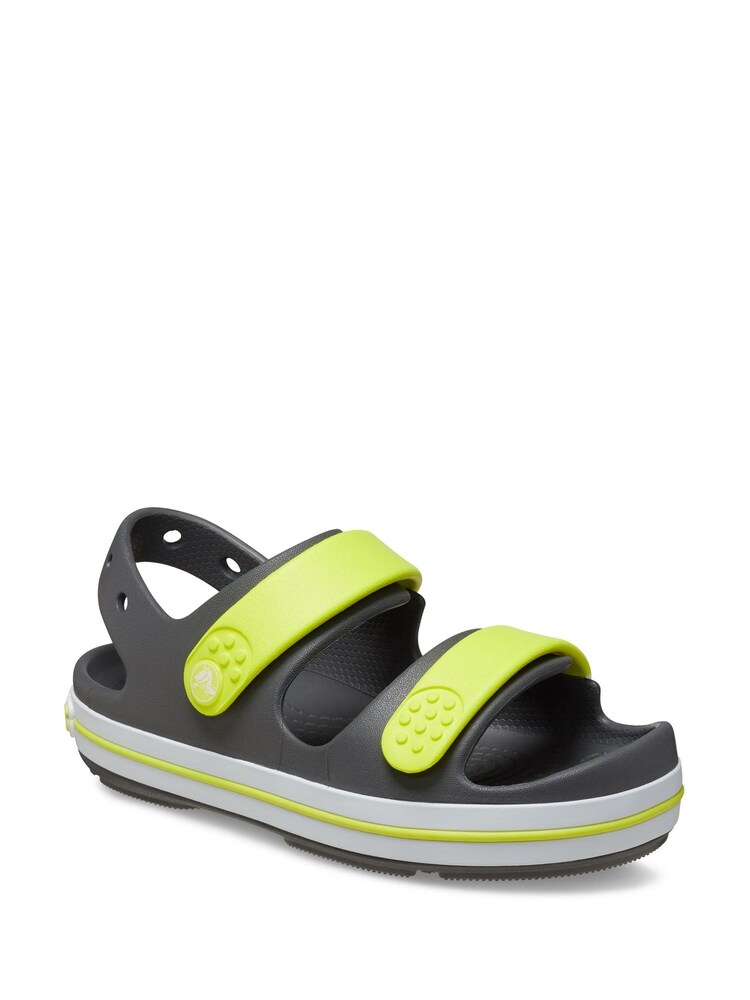Crocs Grey Toddler Crocband Sandals - Image 2 of 5