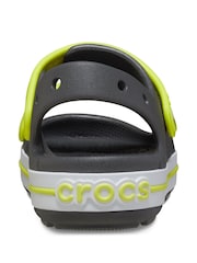 Crocs Grey Toddler Crocband Sandals - Image 3 of 5