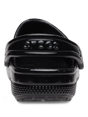Crocs Black Toddler Classic Shine Clogs - Image 3 of 4