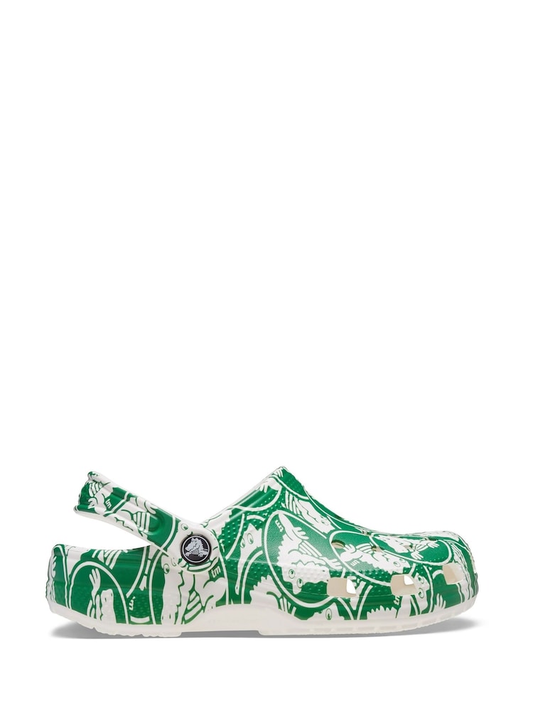 Crocs Green Kids Classic Clogs - Image 1 of 5