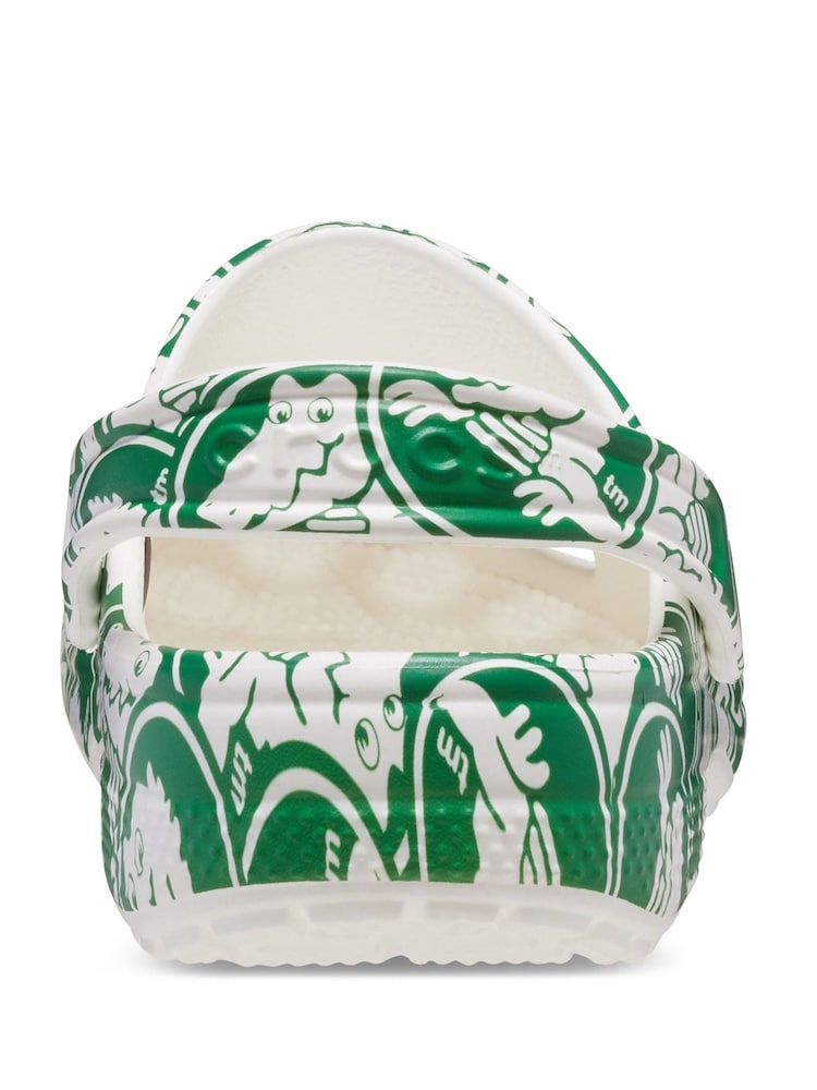 Crocs Green Kids Classic Clogs - Image 2 of 5