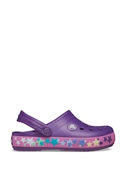 Crocs Purple Star Crocband Kids Clogs - Image 1 of 5