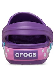 Crocs Purple Star Crocband Kids Clogs - Image 2 of 5