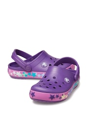 Crocs Purple Star Crocband Kids Clogs - Image 4 of 5
