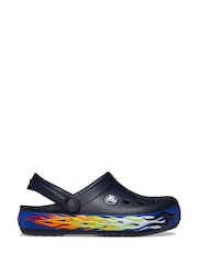 Crocs Black Flame Crocband Kids Clogs - Image 1 of 5