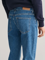 GANT Blue Teen Boys Slim Fit Jeans - Image 6 of 8