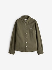 GANT Green Teens Shield Oxford Shirt - Image 5 of 5